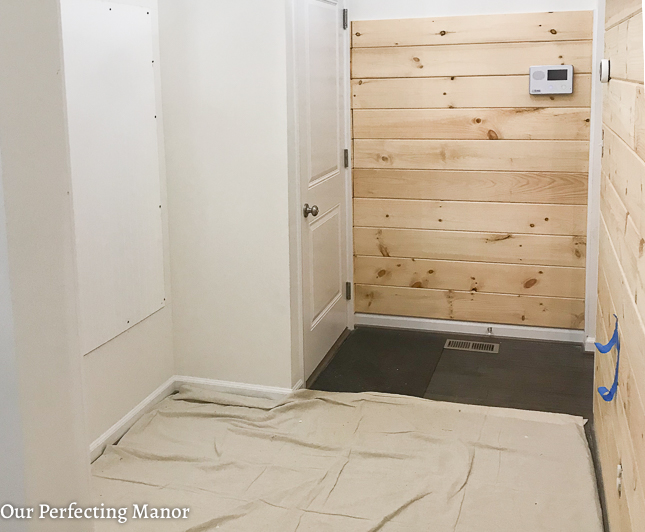 Mudroom build out.