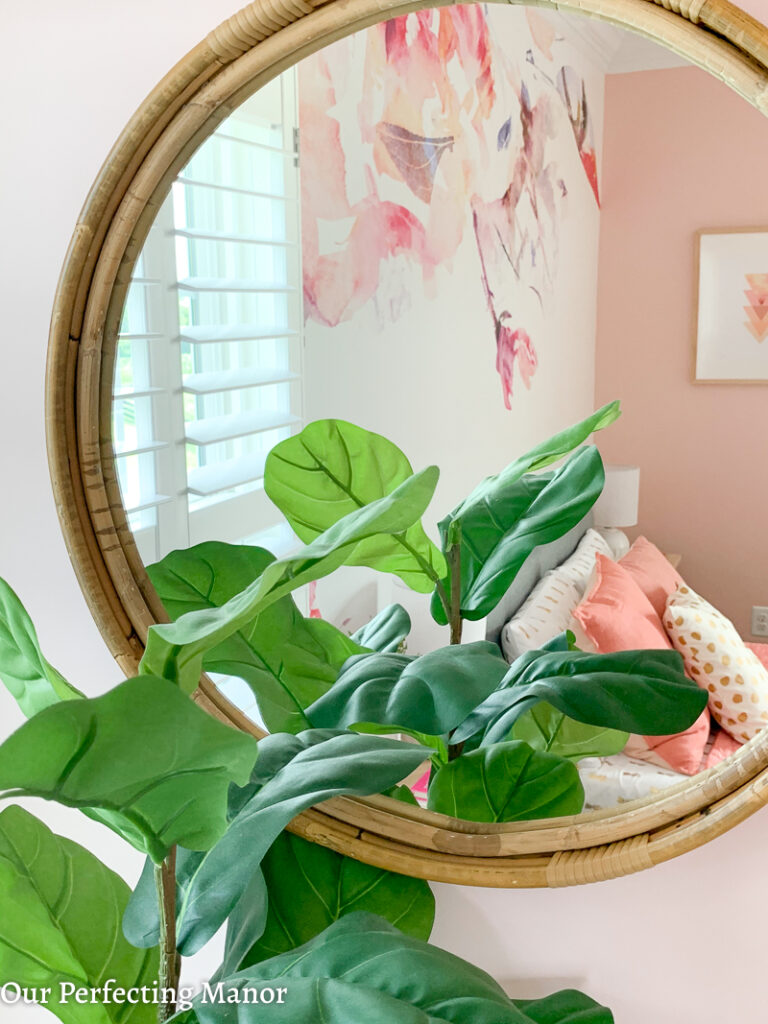 Urban Outfitters rattan mirror