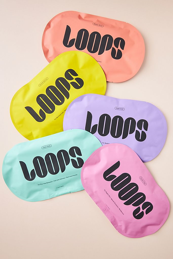 Variety Loop Set of 5 Face Masks for self-care