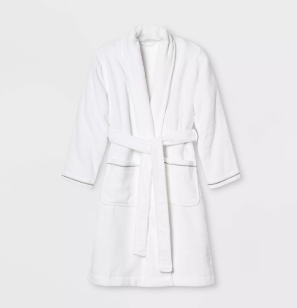 Spa Bath Robe White - Threshold Signature