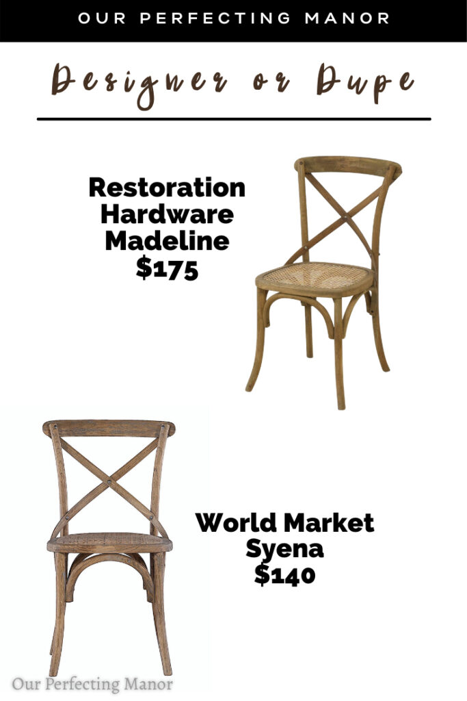 Restoration Hardware Madeline Dining Chair